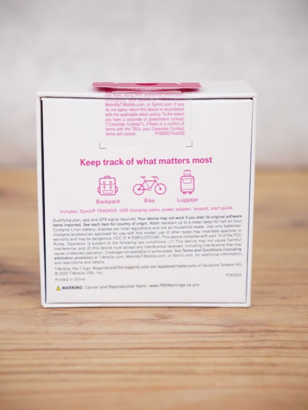 T-Mobile SyncUp Tracker GPS Tracker 128MB Gray Kit CLPD 314AT NIB - Picture 2 of 7